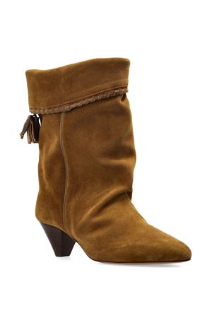 Stivali Dalby in pelle di vitello scamosciata ISABEL MARANT | BO0188FBC1A20S67SA